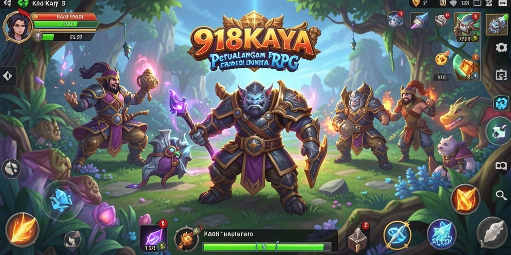 Screenshot gameplay 918KAYA yang menampilkan aksi menegangkan.