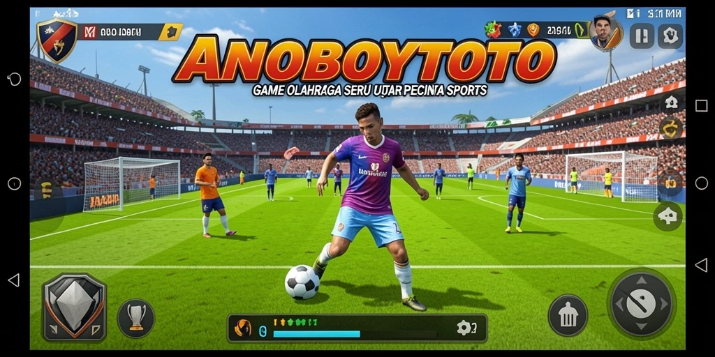 Tangkapan layar ANOBOYTOTO menampilkan pertandinan seru dalam olahraga.