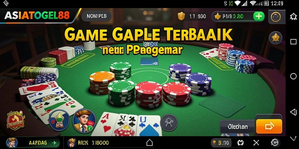 Screenshot gameplay ASIATOGEL88 menampilkan papan Gaple yang seru dan interaktif.