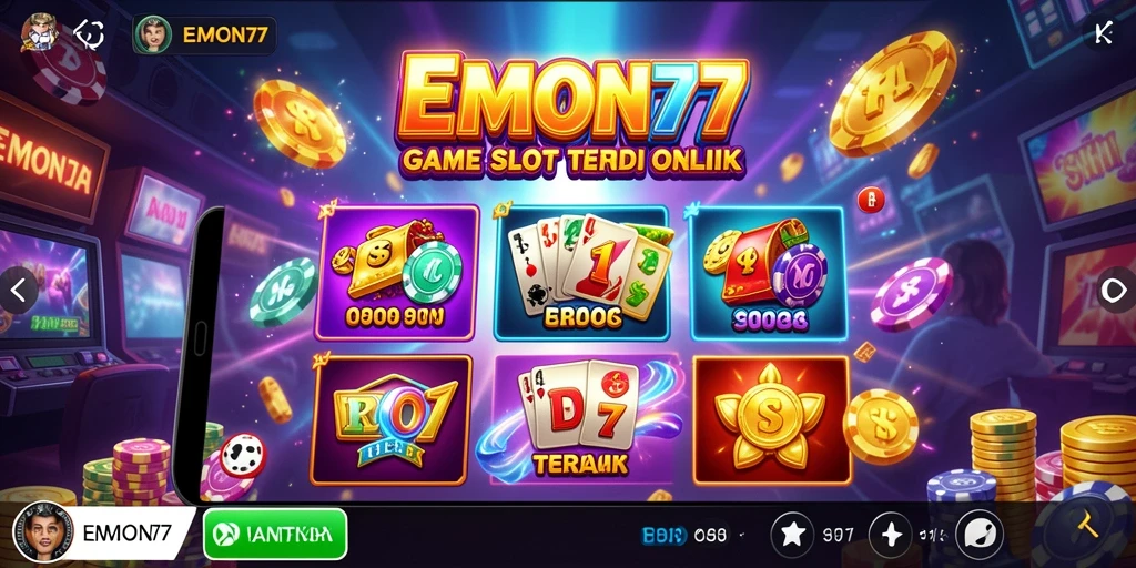 Screenshot gameplay EMON77 menampilkan aksi seru dari slot yang menarik.