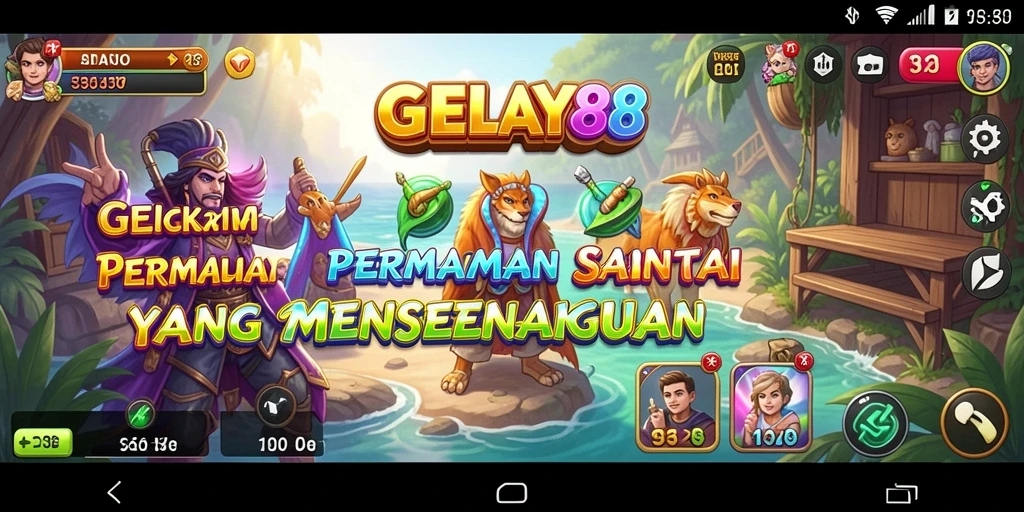 Tampilan screenshot gameplay <strong>GELAY88</strong> yang seru dan penuh warna.