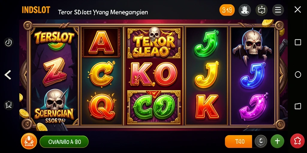 Gameplay INDSLOT dengan nuansa horor yang mencekam dan menegangkan.