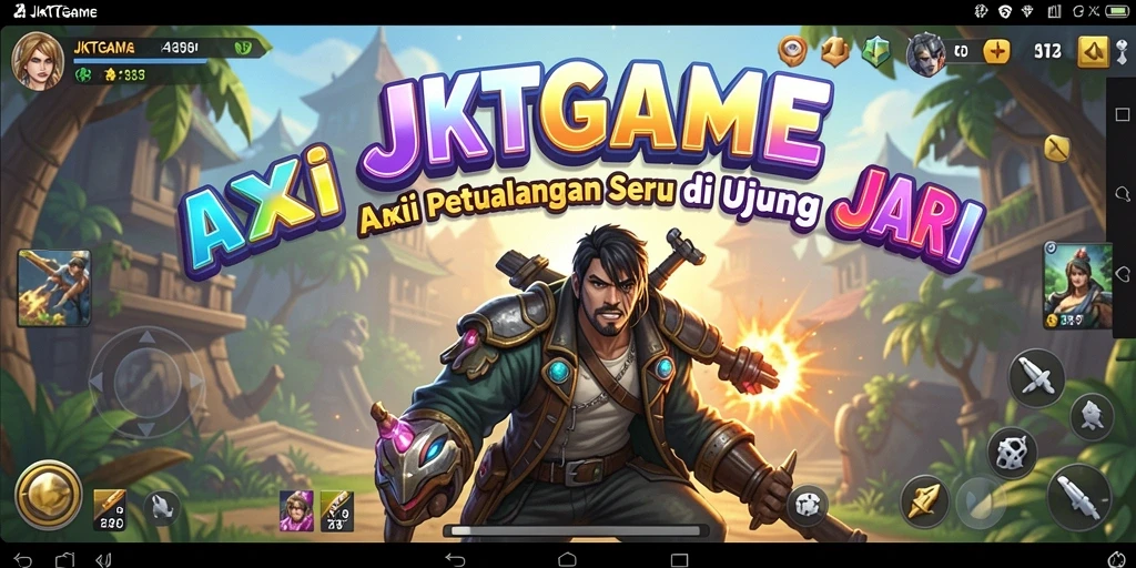 Tampilan aksi seru JKTGAME yang menegangkan dan dinamis.