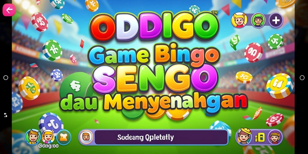 Tampilan gameplay ODDIGO yang penuh warna dan interaktif.