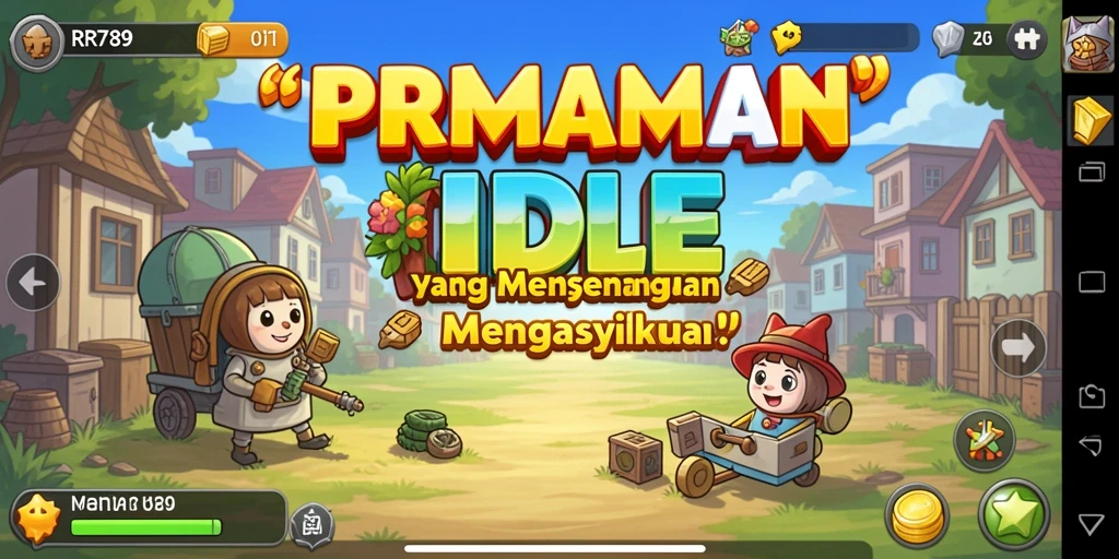 Tampilan gameplay RR789 yang mengasyikkan dalam genre Idle.