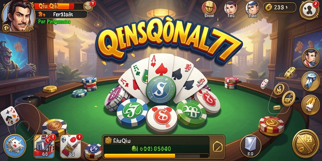 Screenshot gameplay QiuQiu yang seru di SENSATIONAL77.