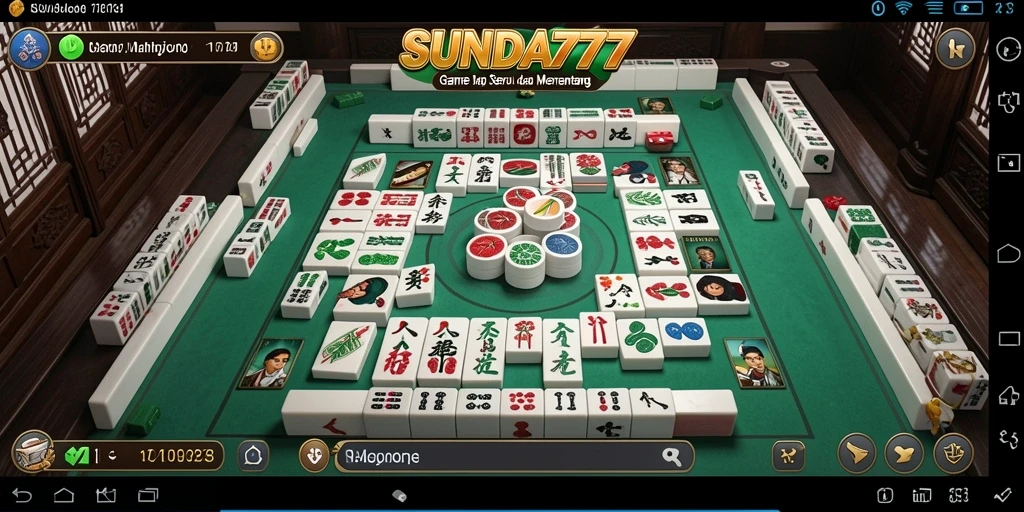 Tangkapan layar SUNDA777 menampilkan pengalaman gameplay Mahjong yang menarik dan penuh warna.