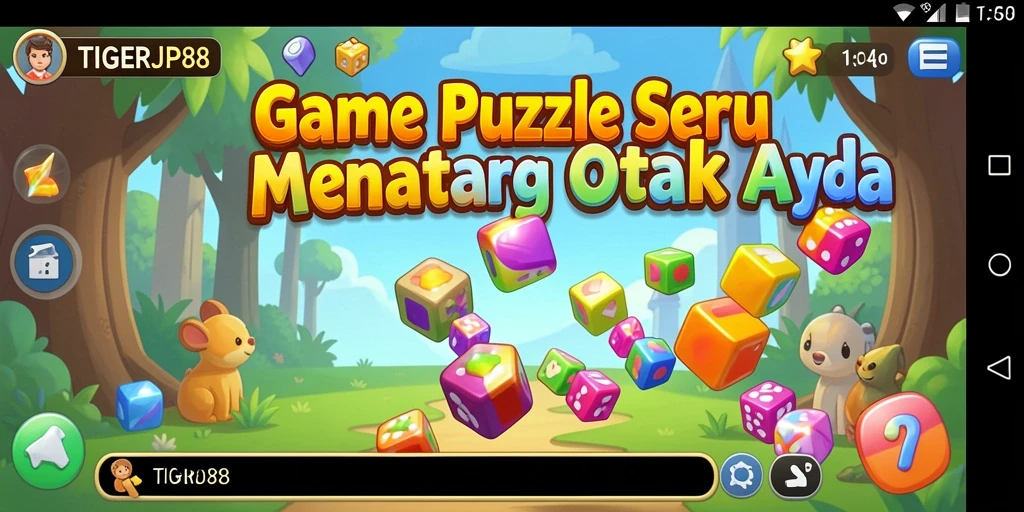 Tampilan gameplay menantang dari TIGERJP88 yang penuh warna.