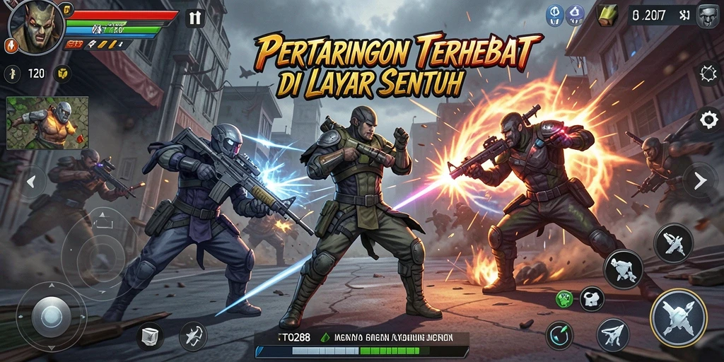 Tampilan gameplay Fighting yang mendebarkan di TO288.